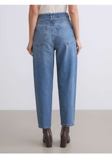 Yeni Sezon Barrel Fit Kadın Jean Pantolon fırsatları