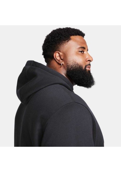 FB8439 010 Nike Club Pullover Hoodie Patch Erkek Sweatshirt fiyatları