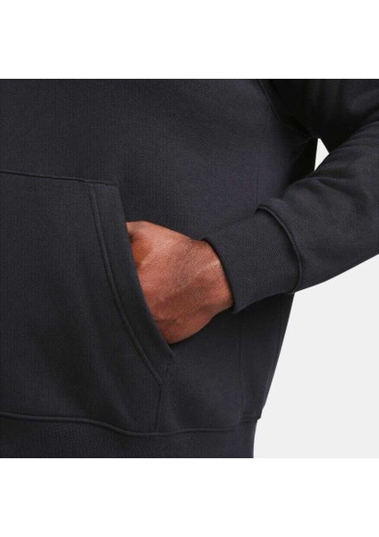 FB8439 010 Nike Club Pullover Hoodie Patch Erkek Sweatshirt modelleri