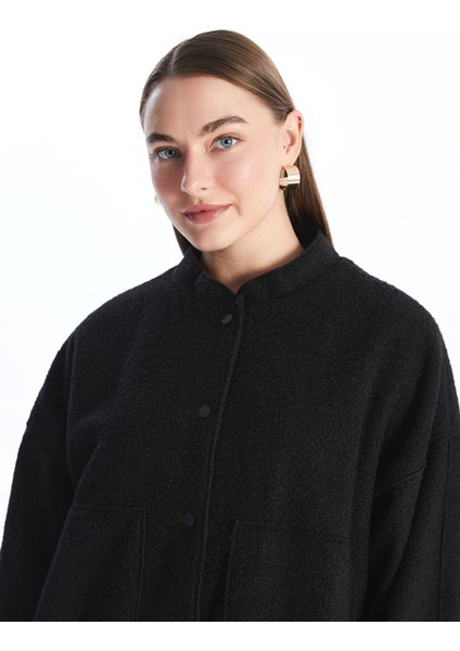 Yeni Sezon Kolej Yaka Oversize Kadın Bomber Mont fırsatları