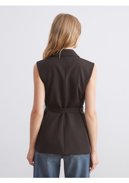 Yeni Sezon Ceket Yaka Kadın Klasik Yelek fırsatları