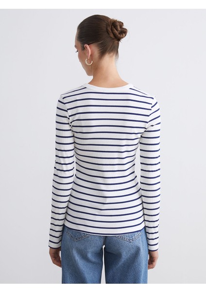 Yeni Sezon Bisiklet Yaka Çizgili Kadın Body indirimleri