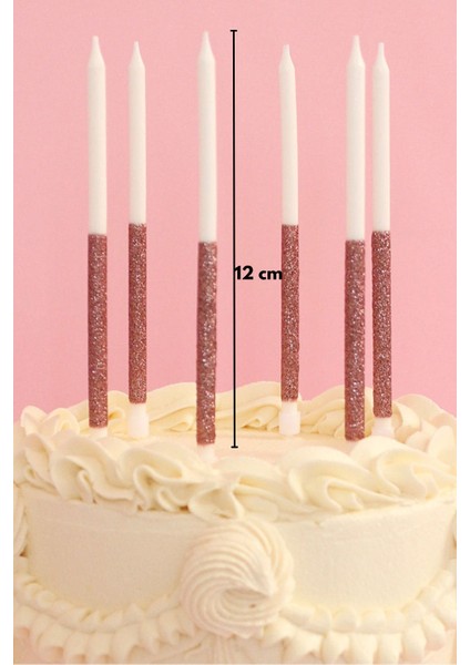 Rose Simli 12'li Mum Set modelleri