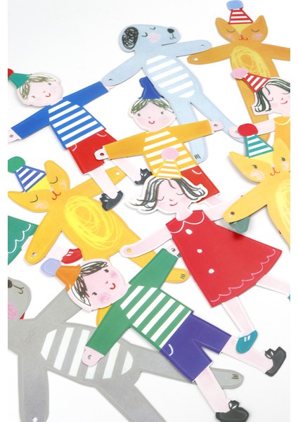 Çok Renkli Hayvan ve Çocuk Figürlü Banner