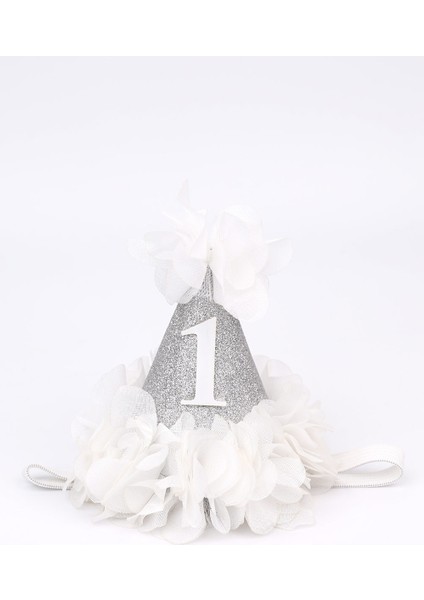 Gümüş 1 Yaş Huni Doğum Günü Tacı fırsatları