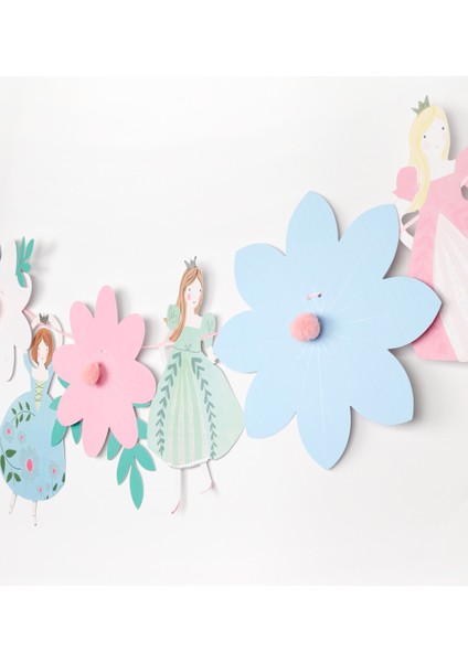 Çok Renkli Prenses ve Çiçek Banner fırsatları