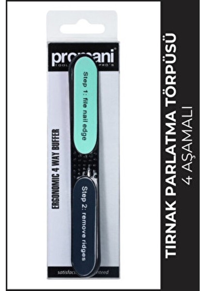 Ergonomik 4 Aşamalı Tırnak Parlatma Törpüsü Profesyonel Kullanım İçin fiyatları