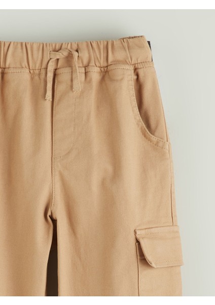 Yeni Sezon Beli Lastikli Kız Çocuk Kargo Pantolon fiyatları