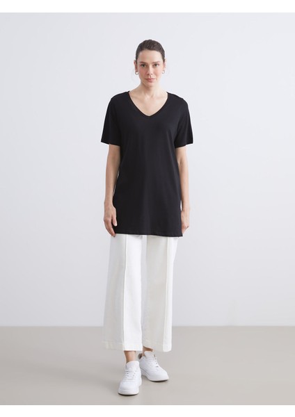 Yeni Sezon V Yaka Kadın Tişört fiyatları