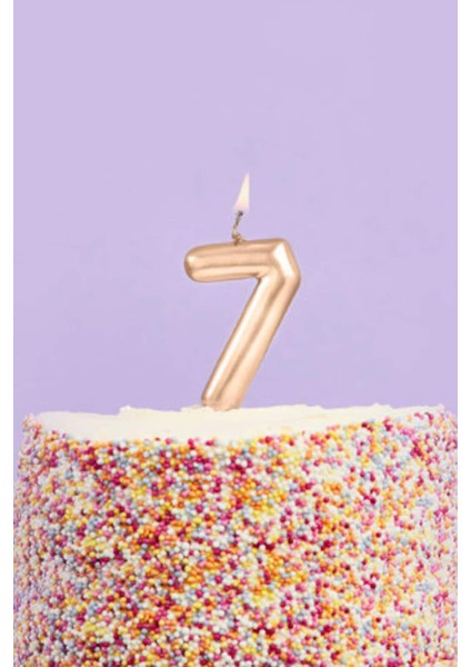 Altın 7 Rakamı Mum modelleri