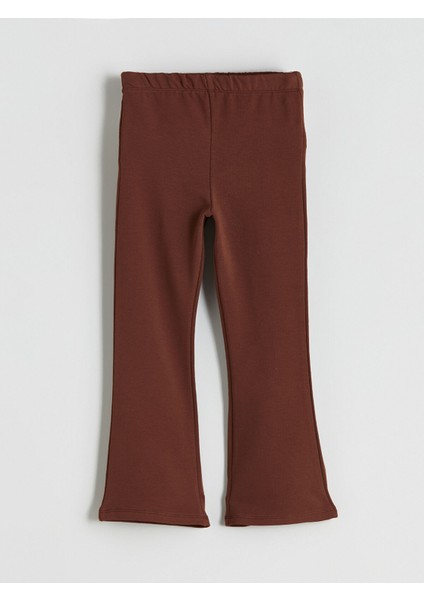 Yeni Sezon Beli Lastikli Ispanyol Paça Kız Çocuk Tayt modelleri