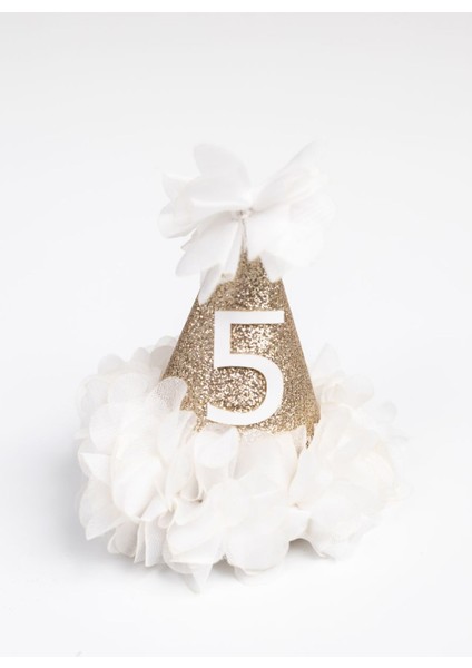 Beyaz 5 Yaş Huni Doğum Günü Klips Toka fırsatları