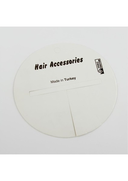 Depomix Yuvarlak Saç Aksesuar Kartı-Beyaz fırsatları