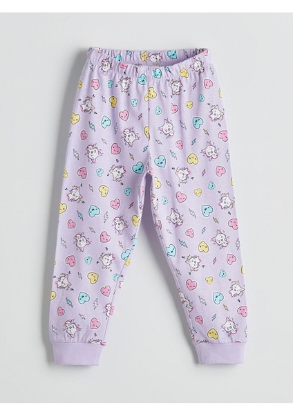 Yeni Sezon Bisiklet Yaka Kız Çocuk Pijama Takımı indirimleri