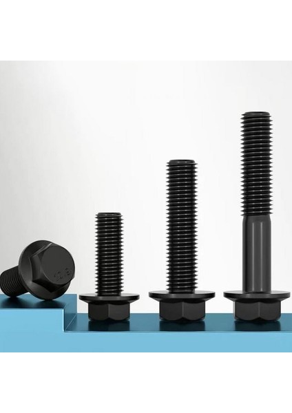 Flanşlı Civata Siyah 20 Adet Akb 8.8 DIN6921 Galvaniz Kaplama fiyatları