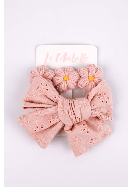 Gülkurusu Fisto Fiyonk Örgü Çiçek 2'li Klips Toka fırsatları