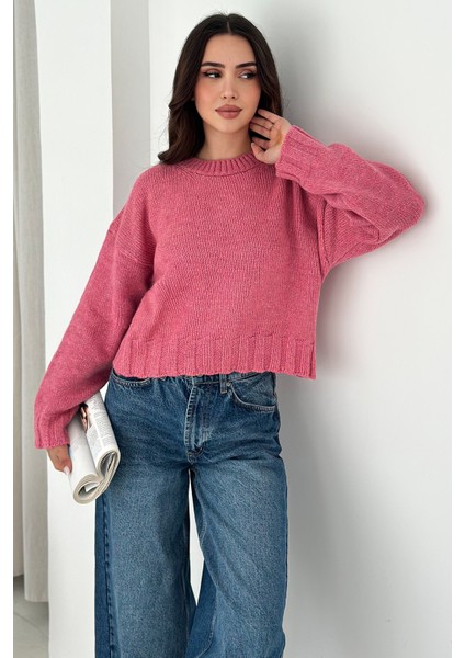 Kadın Örgü Kalın Triko Kazak – Yumuşak & Günlük Stil modelleri