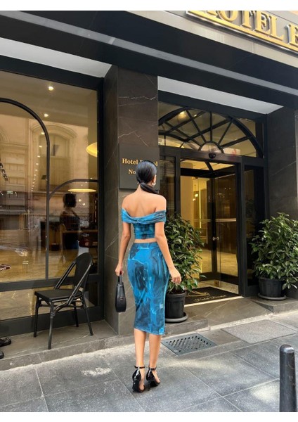 Desenli Tül Takim 582955 Saks fiyatları