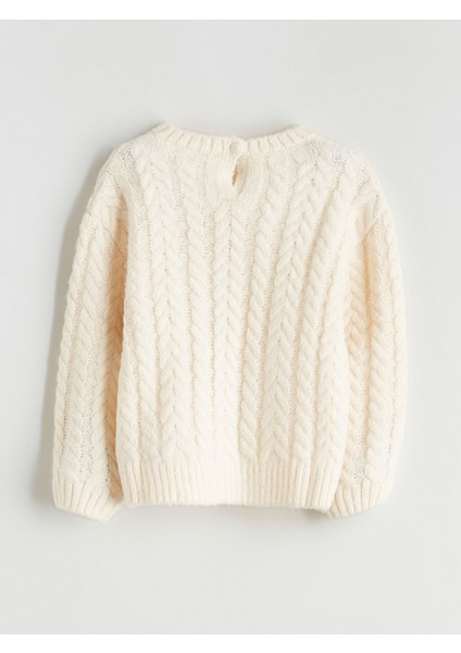 Yeni Sezon Bisiklet Yaka Uzun Kollu Kız Çocuk Kazak modelleri