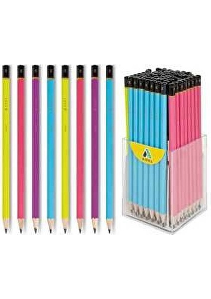 2B Kurşun Kalem 12 Adet Canlı Renkler ile Yaratıcılığınızı Geliştirin fiyatları