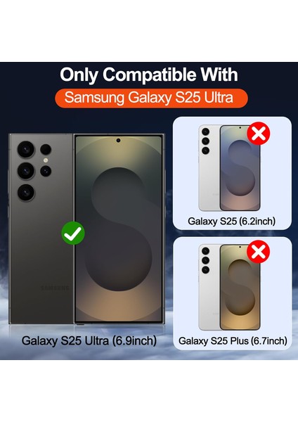 Samsung Galaxy S25 Ultra Uyumlu Ekran Koruyucu Kılıf Magsafe Sarj Desteği Kamera Çıkıntılı Mat Kapak fırsatları