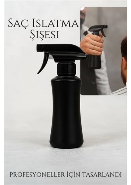 Modacar Berber Kuaför Saç Islatma Şişesi 300 ml Valf Sistemli, Geniş Alanlı Sis Püskürtme | Tek Sıkışta Maksimum Etki
