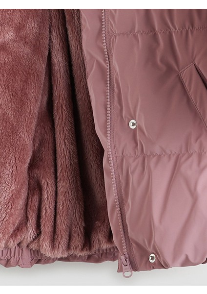 Yeni Sezon Kapüşonlu Kız Çocuk Mont modelleri