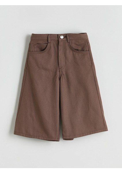Yeni Sezon Bermuda Fit Kız Çocuk Şortolon