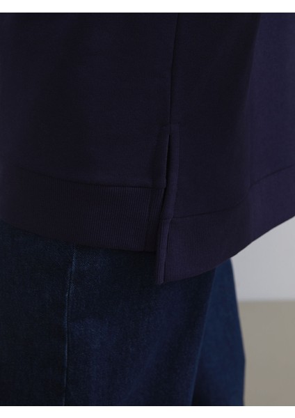 Yeni Sezon Dik Yaka Kadın Sweatshirt Tunik modelleri