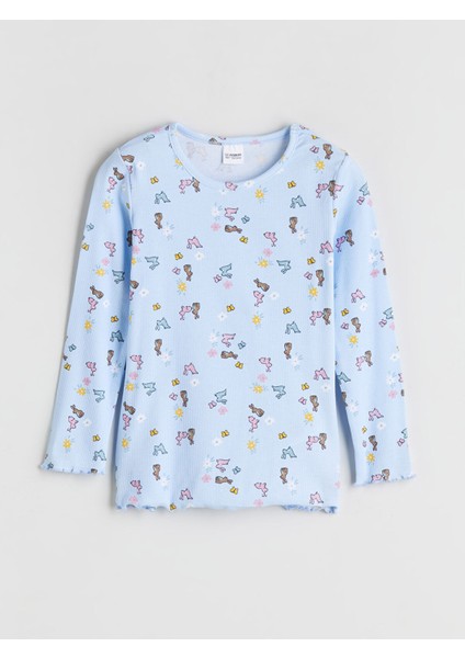 Yeni Sezon Bisiklet Yaka Kız Çocuk Pijama Takım fiyatları