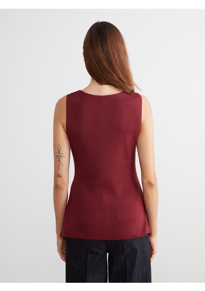 Yeni Sezon Bisiklet Yaka Kadın Triko Yelek fırsatları