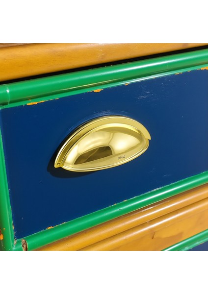 Mobilya Çekmece Dolap Kapak Kulpu Modern Mutfak Kulpları Kulp 64 mm Gold Altın Renk Metal fırsatları