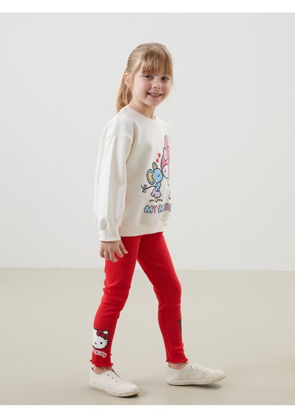 Yeni Sezon Hello Kitty Baskılı Kız Çocuk Kalın Sweatshirt fiyatları