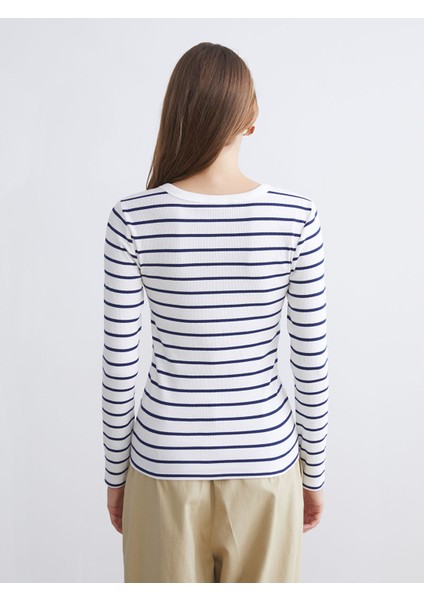 Yeni Sezon Bisiklet Yaka Çizgili Kadın Body indirimleri