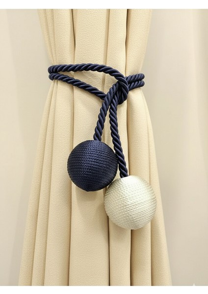 Iki Toplu Yan Bağlama Fon Perde Toplama Aparatı