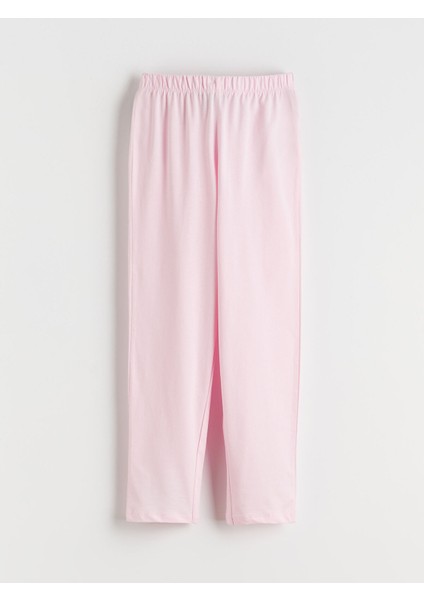 Yeni Sezon Bisiklet Yaka Kız Çocuk Pijama Takımı fırsatları