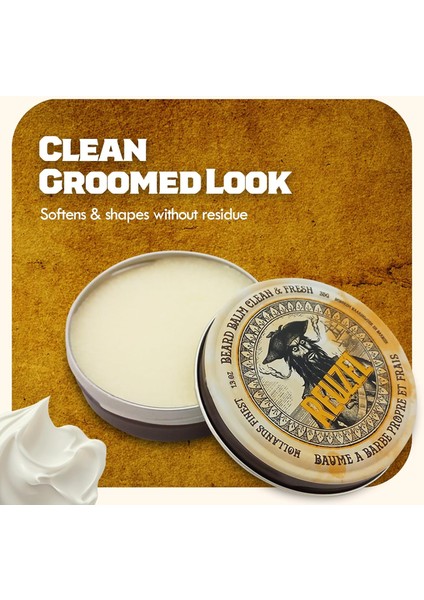 Beard Balm Clean & Fresh Sakal Şekillendirici Bakım Kremi 35 gr.