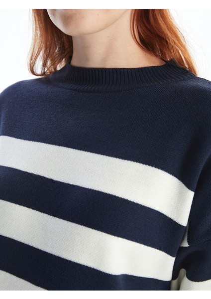 Yeni Sezon Bisiklet Yaka Kadın Triko Kazak modelleri