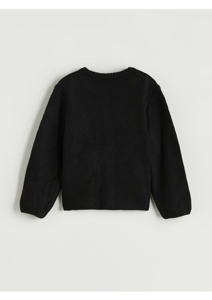 Yeni Sezon Bisiklet Yaka Kız Çocuk Triko Hırka fiyatları