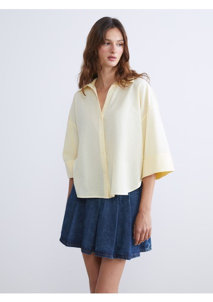 Yeni Sezon Oversize Kadın Gömlek