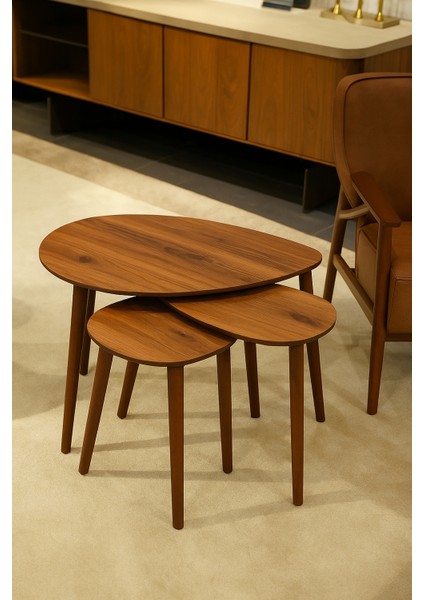 Paris 3'lü Zigon SEHPA%100 Mdf Urartu