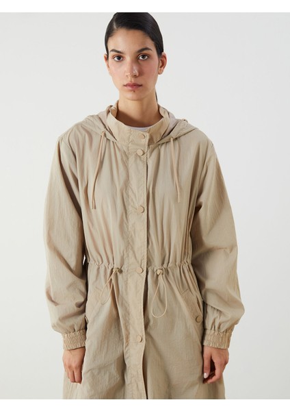 Yeni Sezon Kadın Kapüşonlu Düz Yağmurluk fiyatları