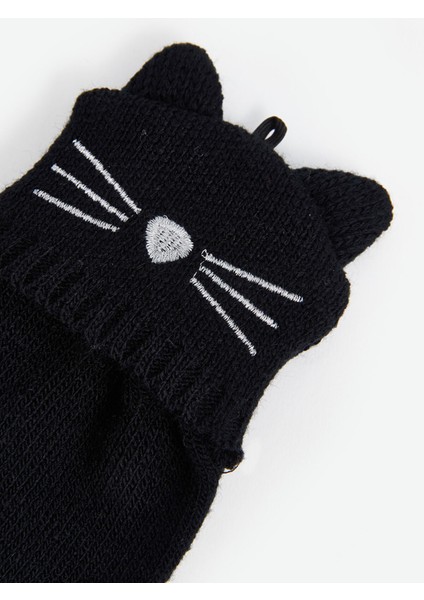 Yeni Sezon Nakışlı Kız Çocuk Eldiven modelleri