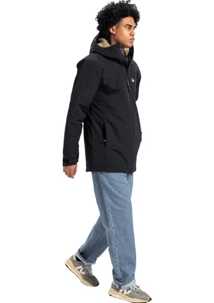 Overcast 3k Parka Erkek Siyah Ceket indirimleri