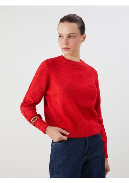 Yeni Sezon Bisiklet Yaka Kadın Triko Kazak