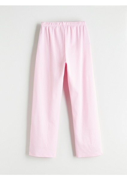 Yeni Sezon Beli Lastikli Kız Çocuk Pijama Alt modelleri
