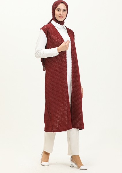 Basic Yelek 1639-03 Bordo fiyatları