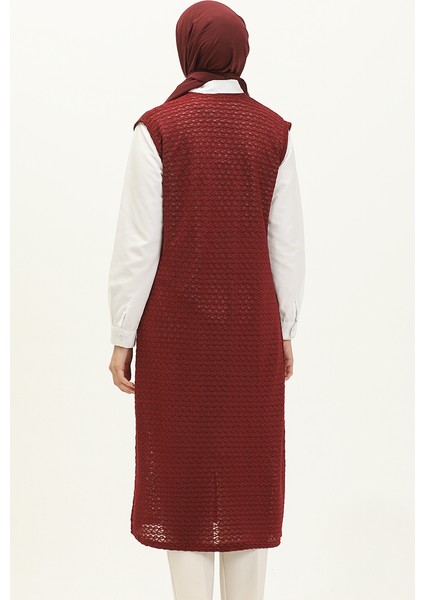 Basic Yelek 1639-03 Bordo indirimleri