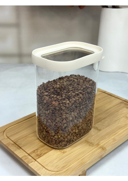 Nuevo Vakumlu Cam Saklama Kabı 1100 ml