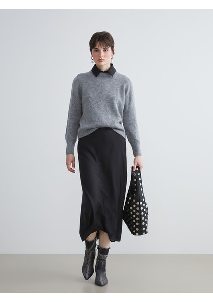 Yeni Sezon Bisiklet Yaka Kadın Triko Kazak fiyatları